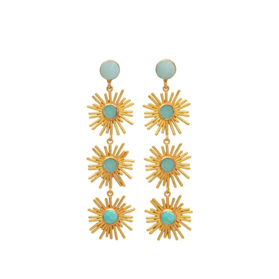 ALEXA, ARETES CON PIEDRAS NATURALES