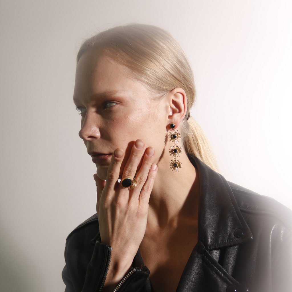 ALEXA, ARETES CON PIEDRAS NATURALES