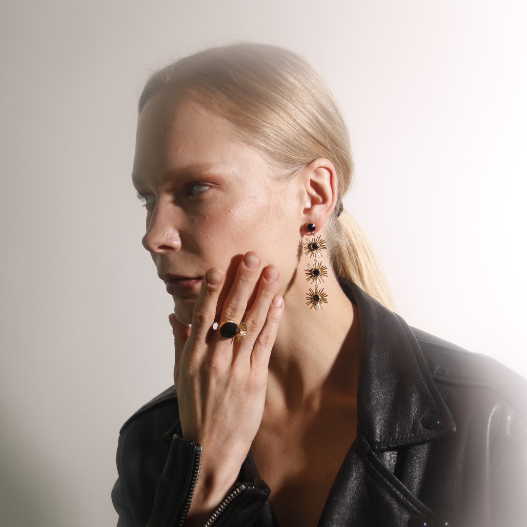 ALEXA, ARETES CON PIEDRAS NATURALES