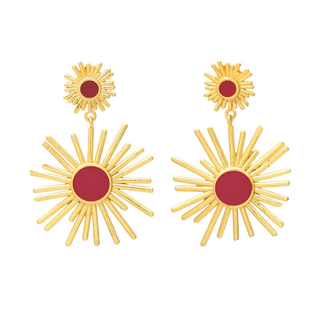 ALESSIA, ARETES CON PIEDRAS NATURALES