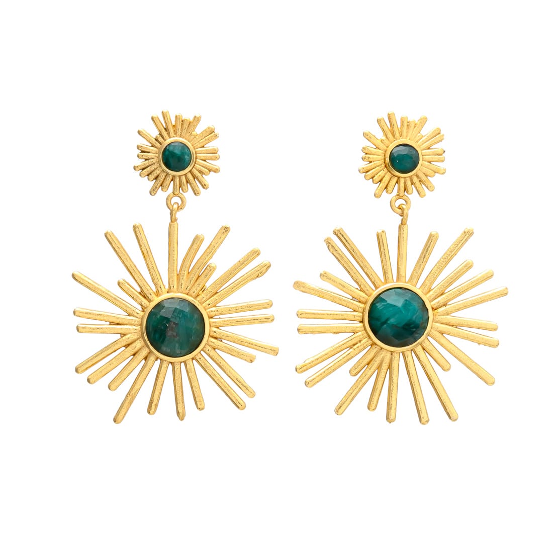 ALESSIA, ARETES CON PIEDRAS NATURALES