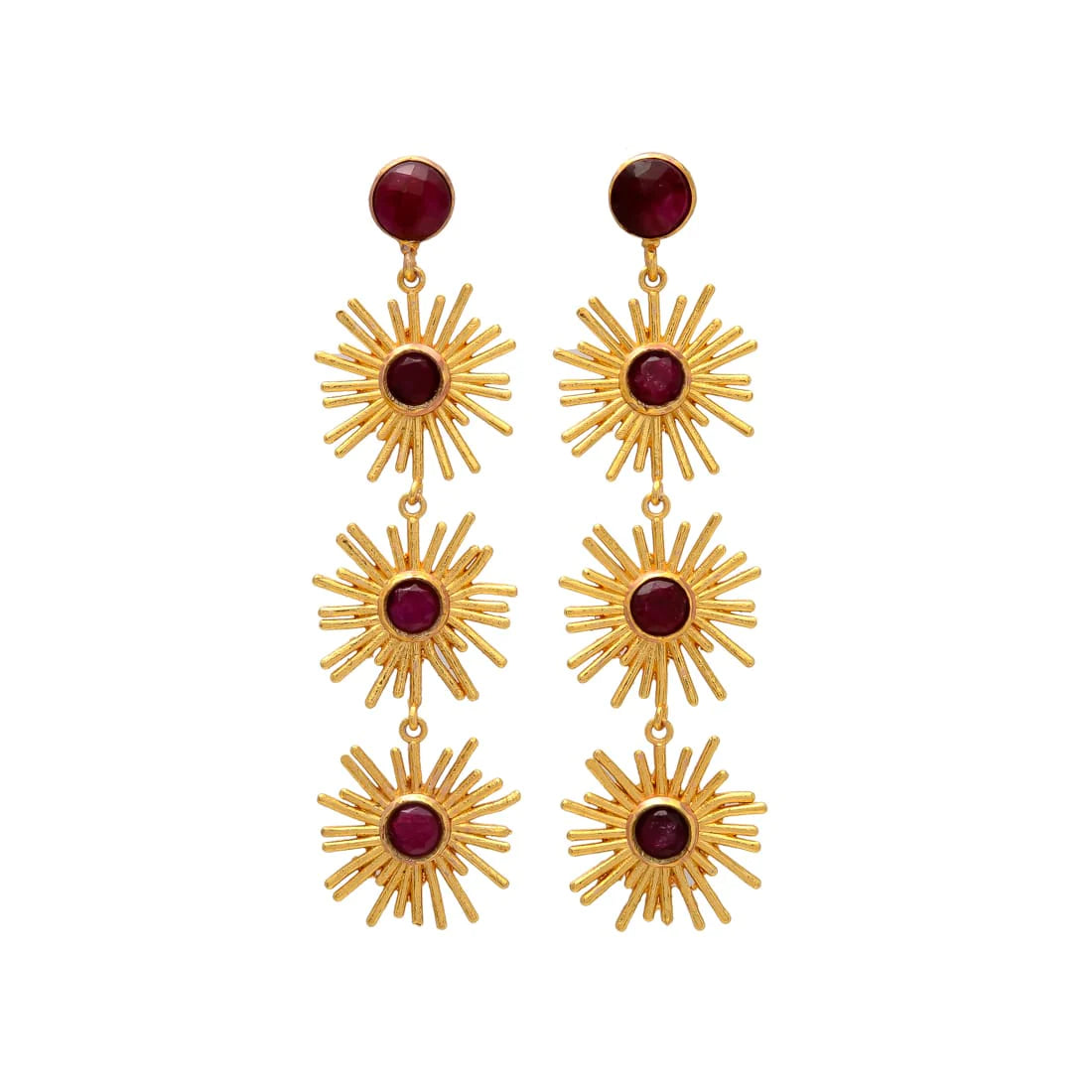 ALEXA, ARETES CON PIEDRAS NATURALES