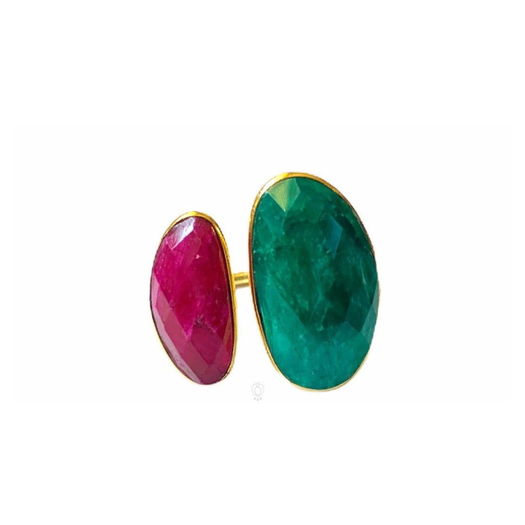 ALLEGRA, ANILLO CON PIEDRAS NATURALES