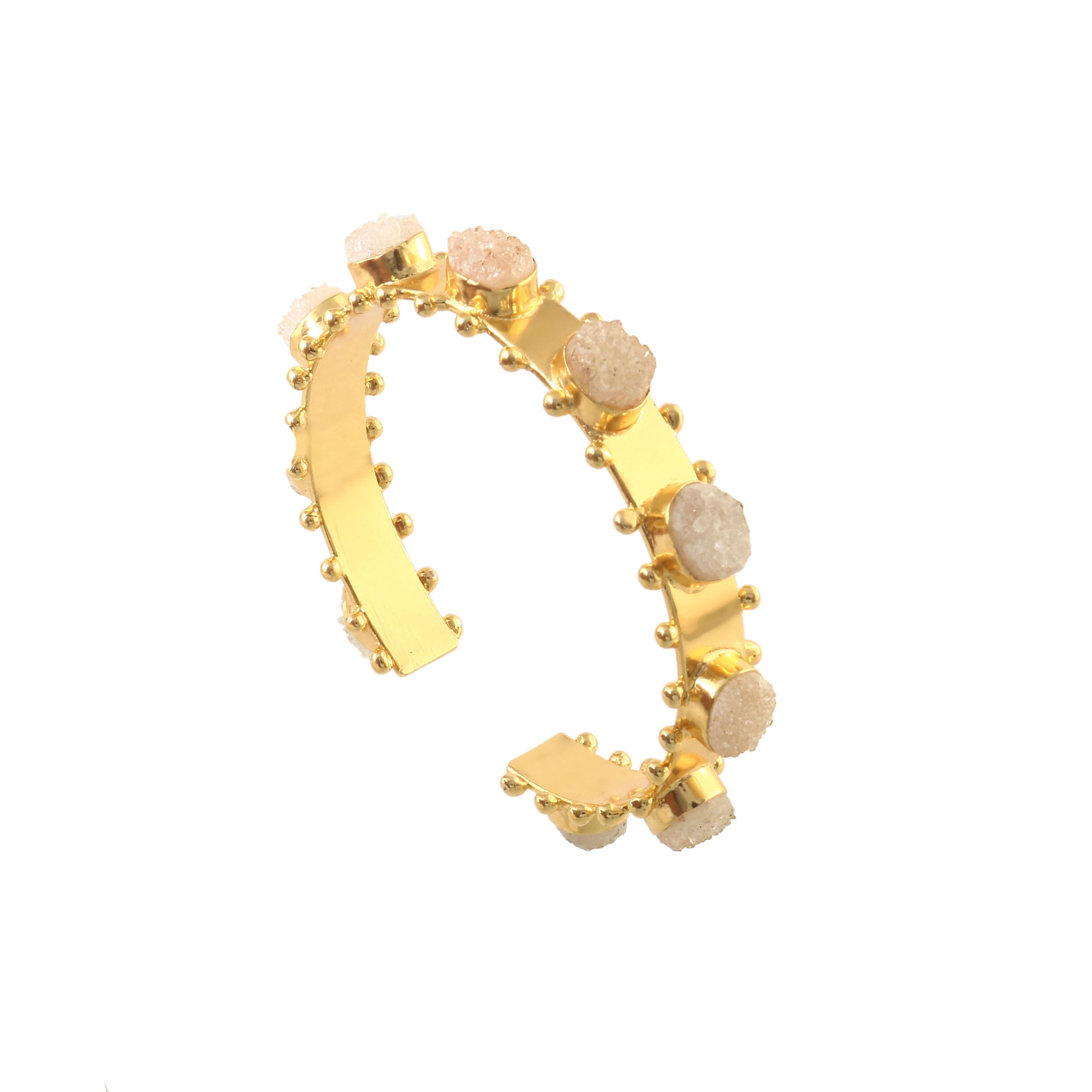 ARELA, CON PIEDRAS NATURALES Y BAÑO DE ORO