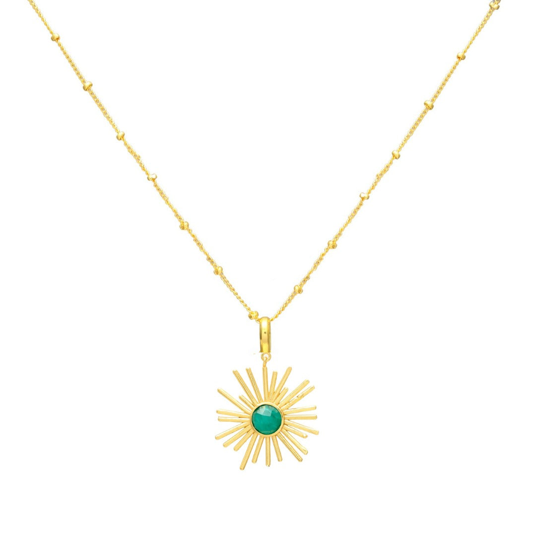 COLLAR ALESSIA  con piedras naturales