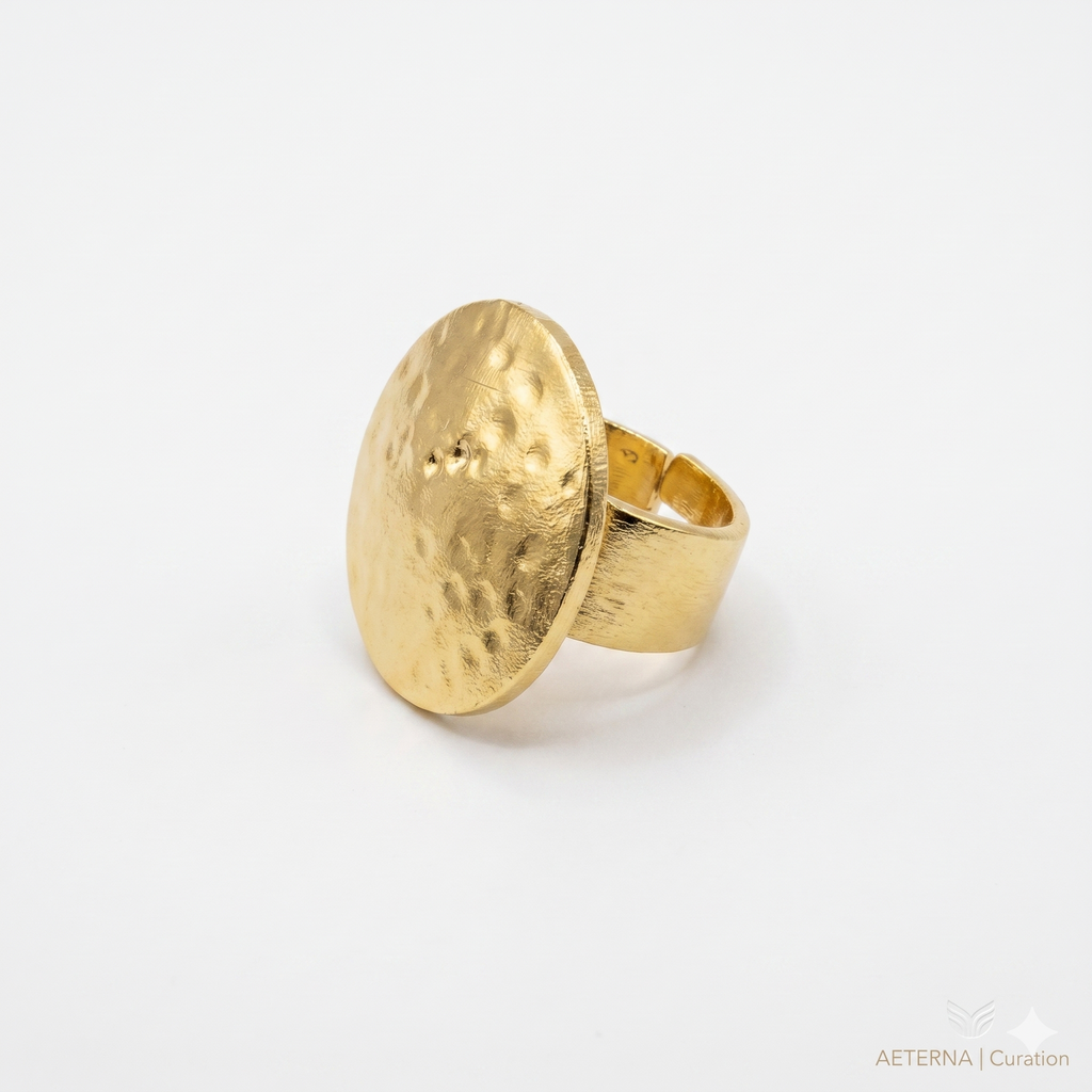 CORDELIA, ANILLO AJUSTABLE CON BAÑO DE ORO