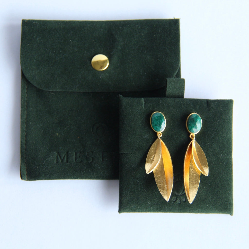 CAMILA, ARETES CON PIEDRAS NATURALES