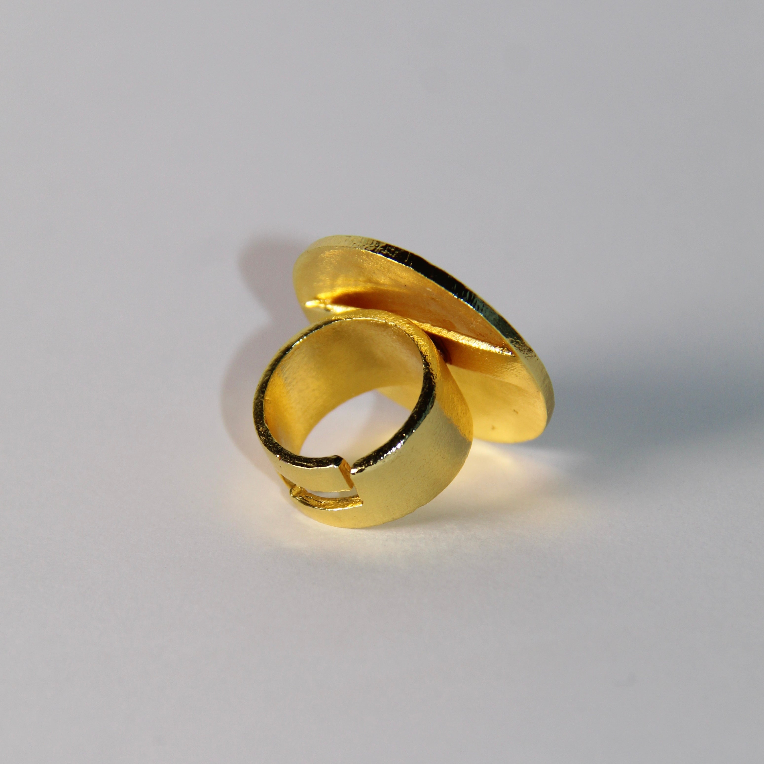 CORDELIA, ANILLO AJUSTABLE CON BAÑO DE ORO