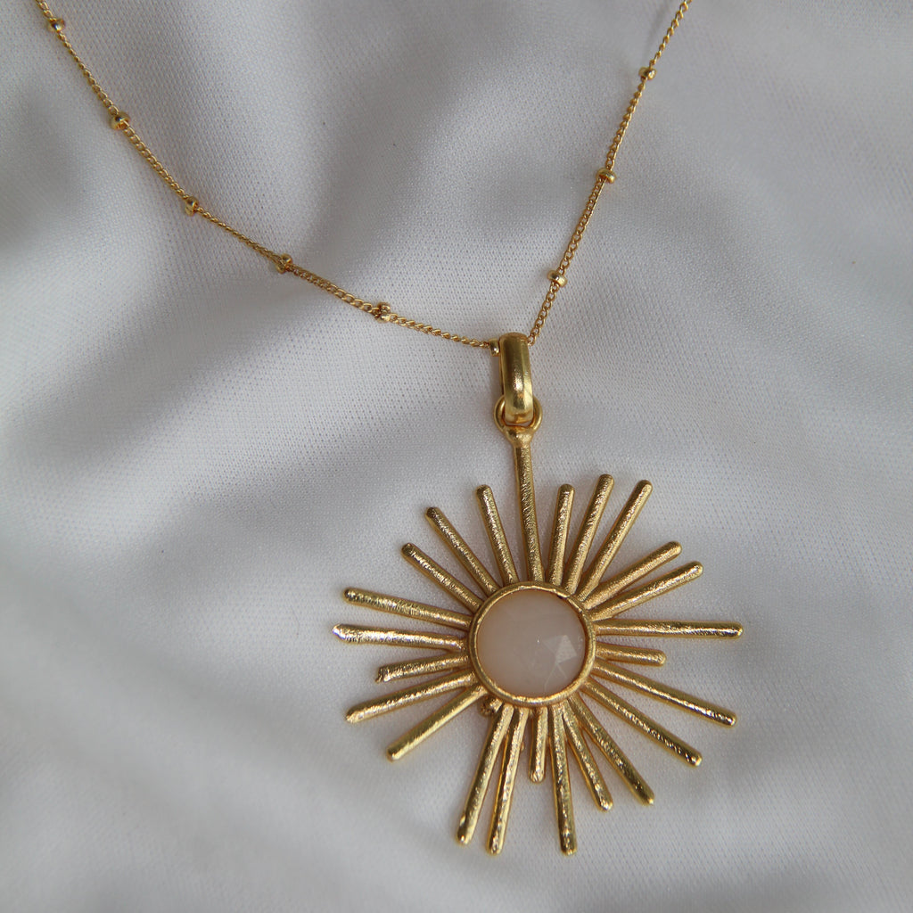 COLLAR ALESSIA  con piedras naturales