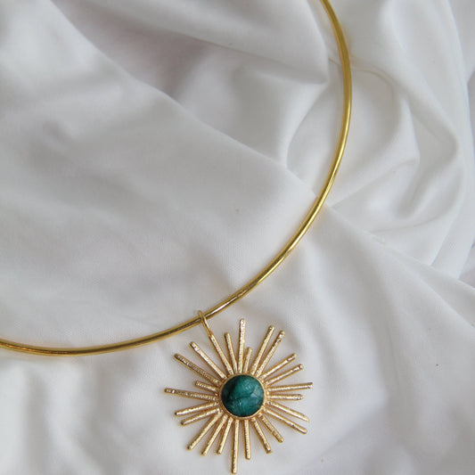 COLLAR SOLE, con piedras naturales