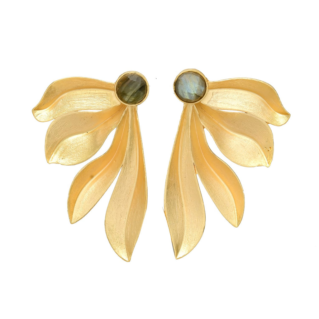 LEONORA, ARETES CON PIEDRAS NATURALES