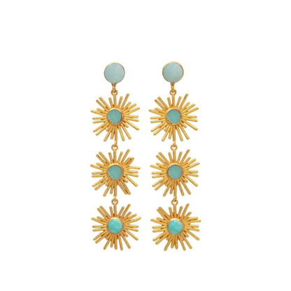ALEXA, ARETES CON PIEDRAS NATURALES