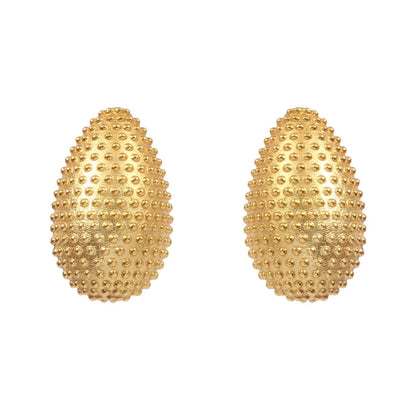 UMA, ARETES CON BAÑO DE ORO DE 18K