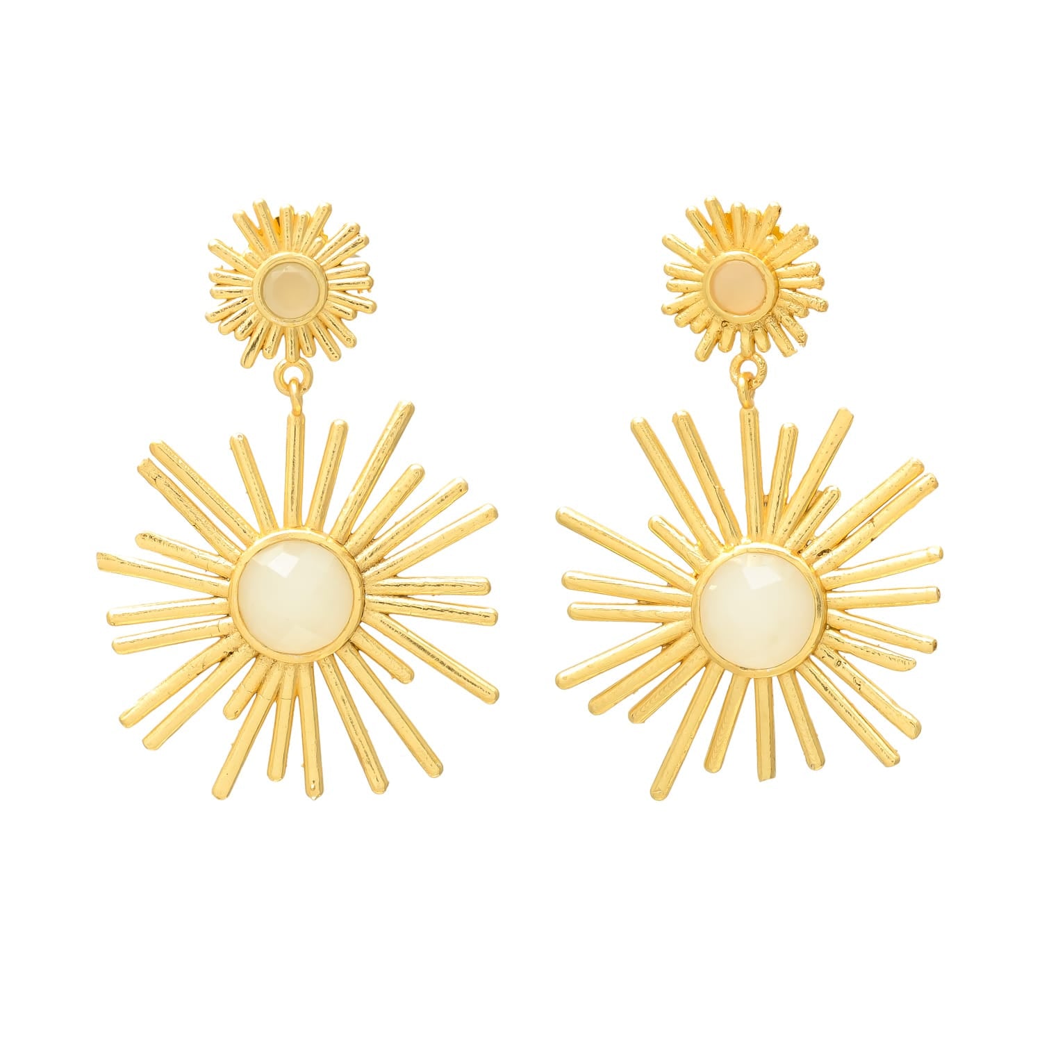 ALESSIA, ARETES CON PIEDRAS NATURALES