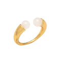 DANIELLE, ANILLO AJUSTABLE CON PIEDRAS NATURALES Y BAÑO DE ORO