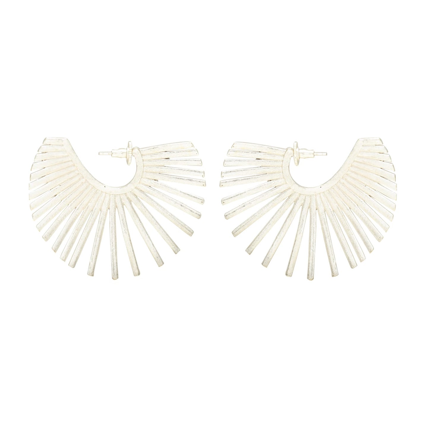 AURORA, ARETES CON BAÑO DE PLATA