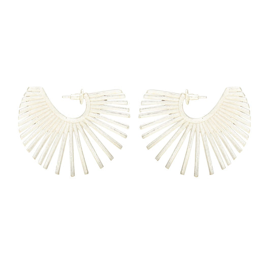 AURORA, ARETES CON BAÑO DE PLATA