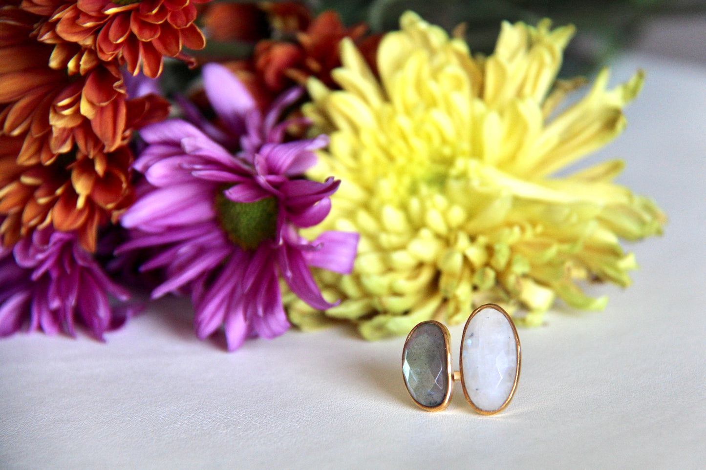 ALLEGRA, ANILLO CON PIEDRAS NATURALES