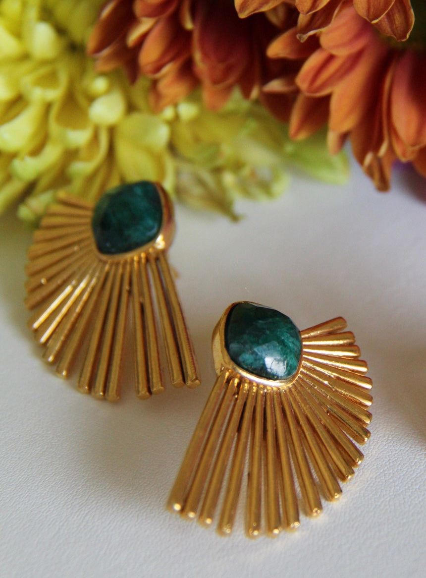 STELLA, aretes con piedras naturales