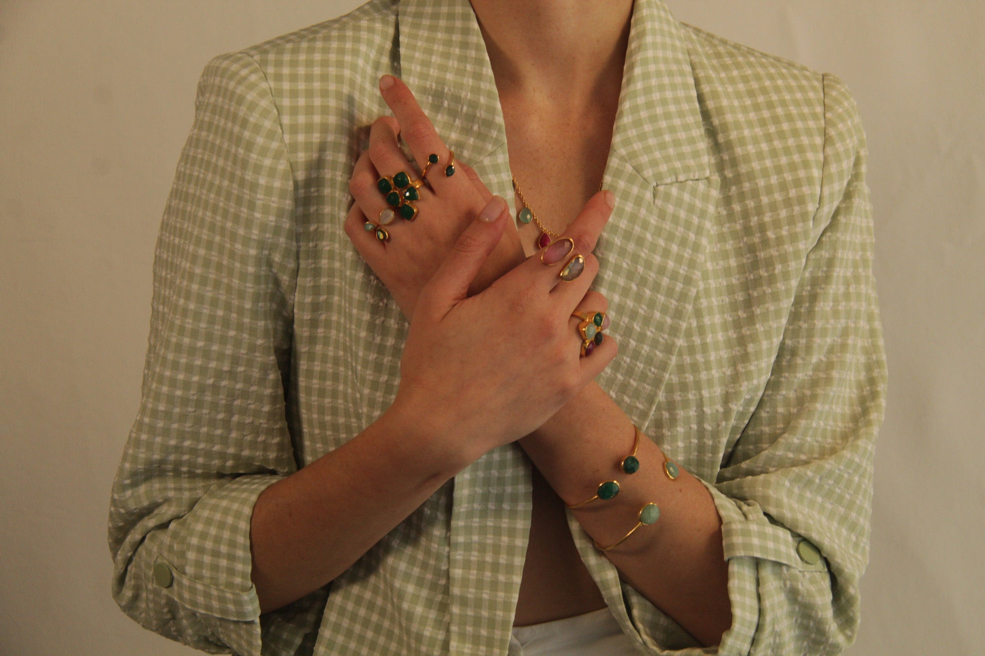 ALLEGRA, ANILLO CON PIEDRAS NATURALES