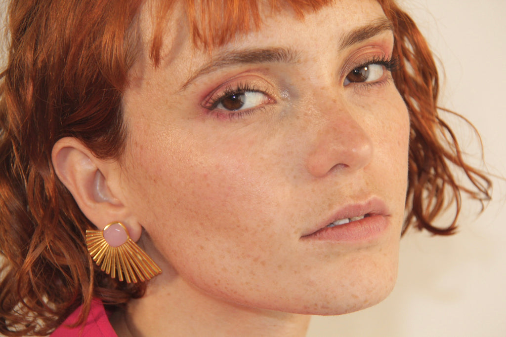 STELLA, aretes con piedras naturales