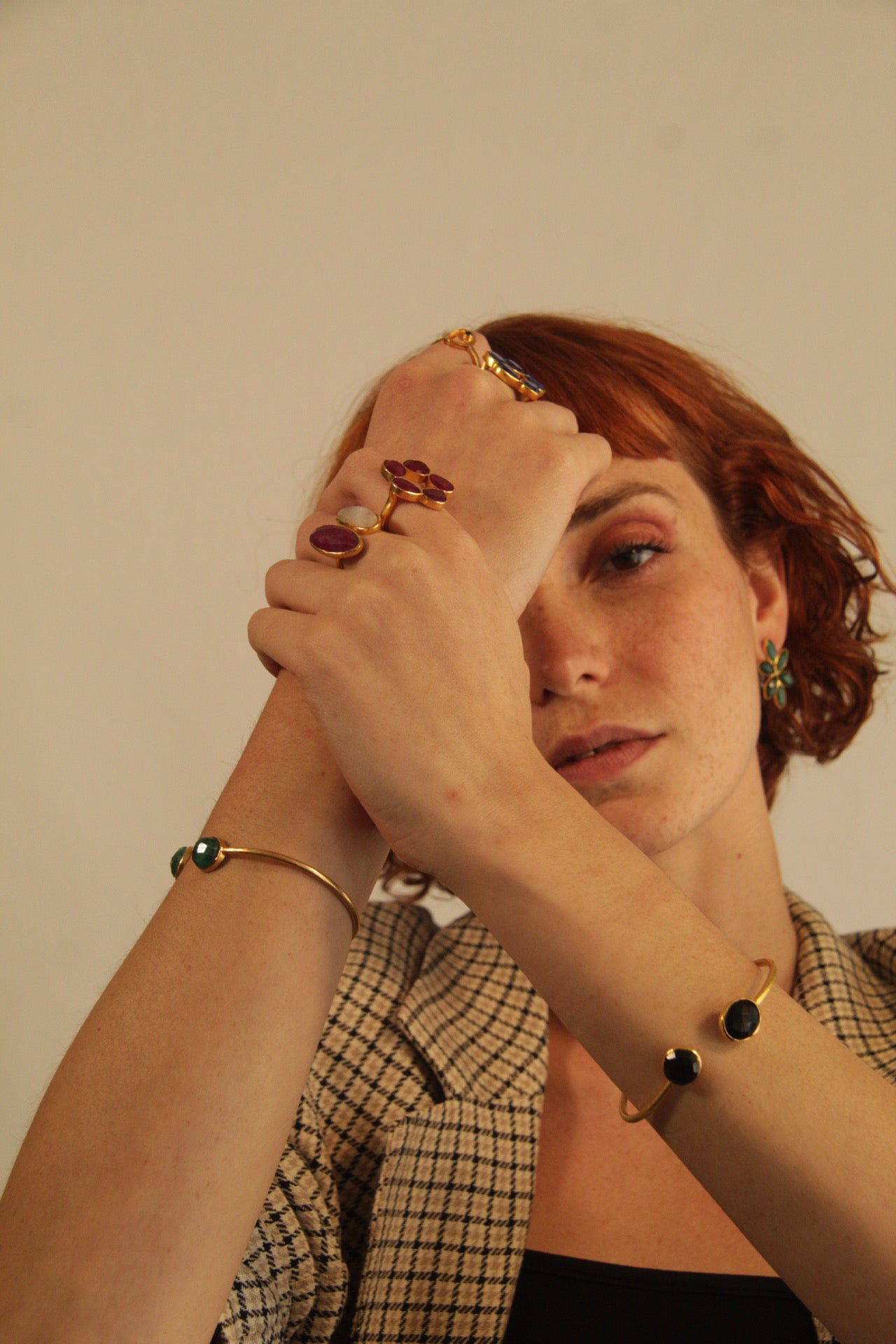 CLOE, BRAZALETE CON PIEDRA NATURAL