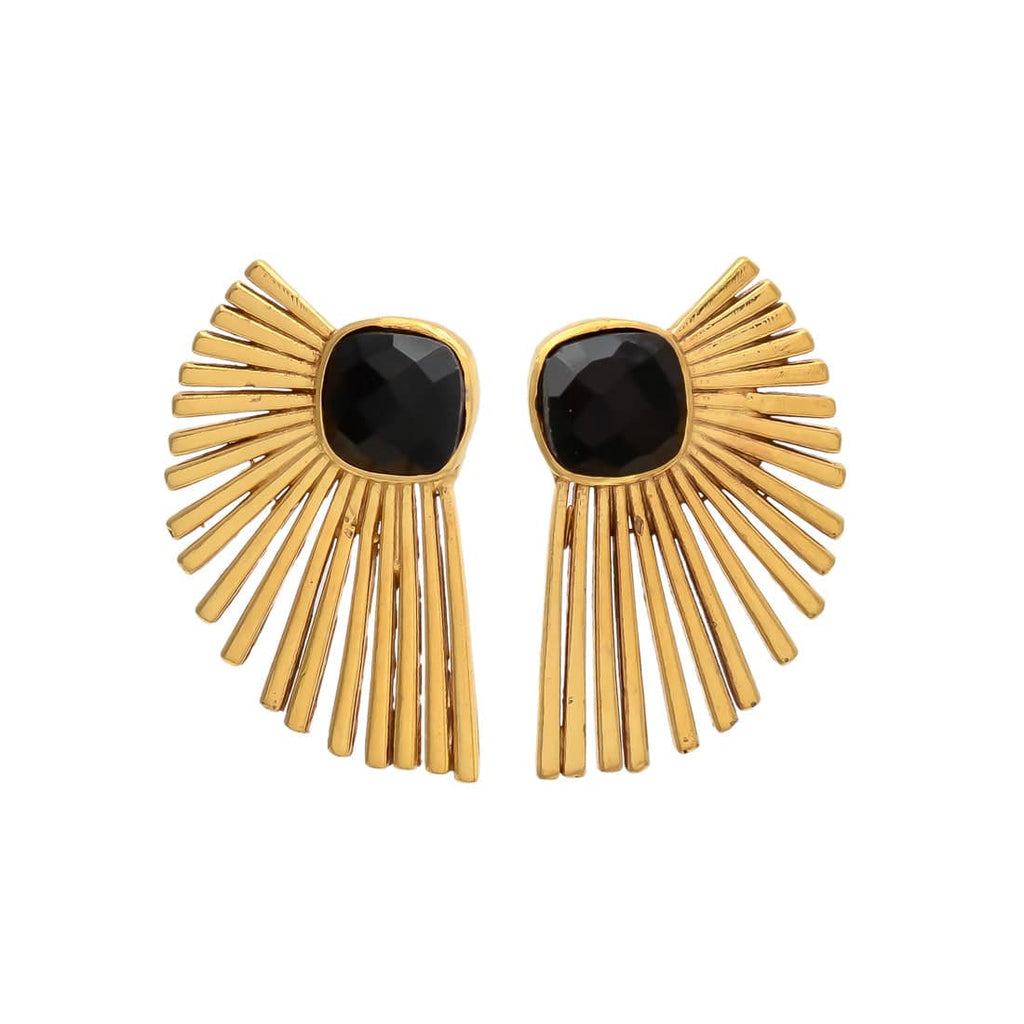 STELLA, aretes con piedras naturales