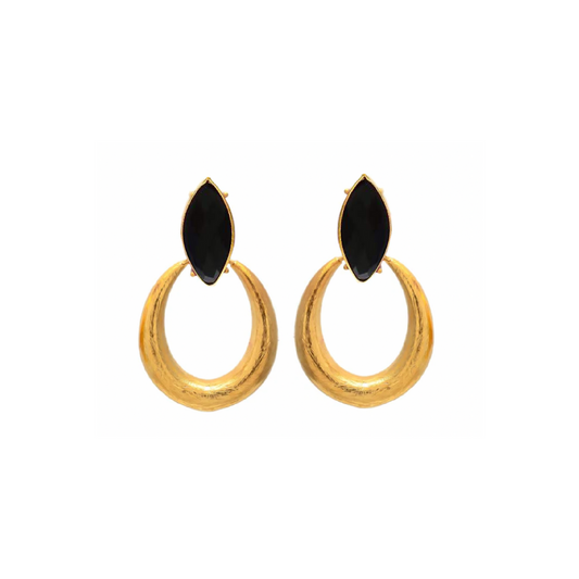 FRANCA, ARETES CON PIEDRAS NATURALES