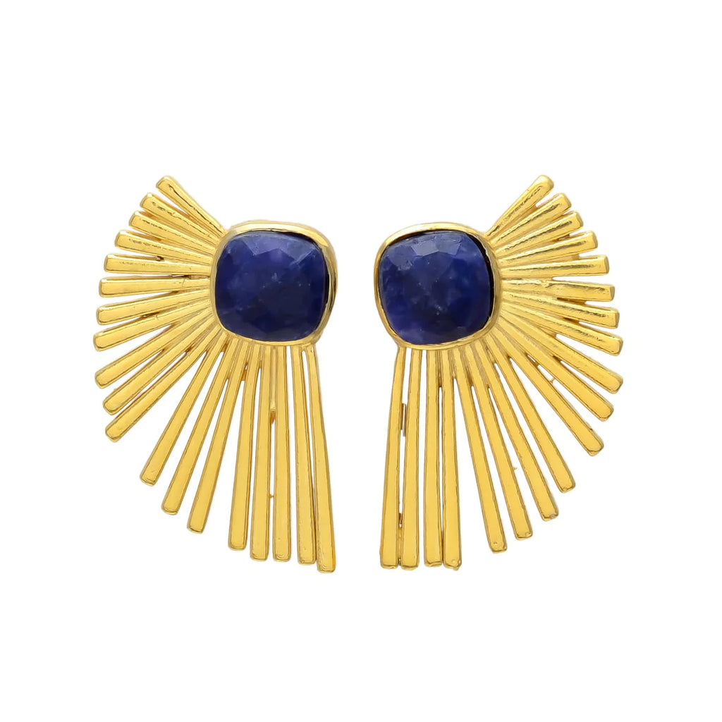 STELLA, aretes con piedras naturales